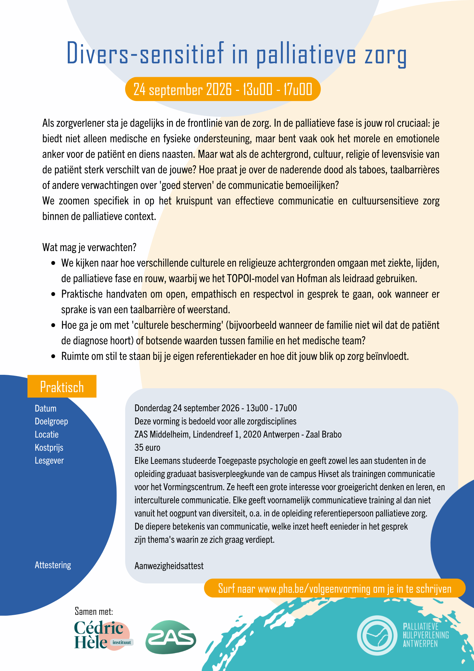 24 september 2026 - Divers-sensitief in palliatieve zorg - Afbeelding 2