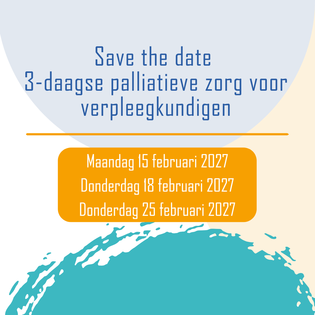 Februari 2027: 3-daagse basiscursus: Palliatieve zorg voor verpleegkundigen (19,5 lesuren)